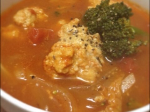 こんにゃく肉団子のトマト鍋★